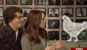 Emma Stone with Kings of Leon