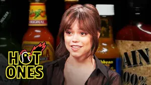 Jenna Ortega Doesn’t Flinch While Eating Spicy Wings